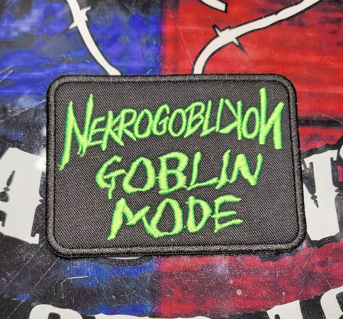 Embroidered nekrogoblinkon - embroidered,