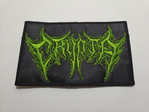 Crypta death metal embroidered - death,